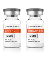 GHRP-2 (5mg x 5) and Mod GRF 1-29 (CJC-1295 no DAC) (5mg x 5) for Sale