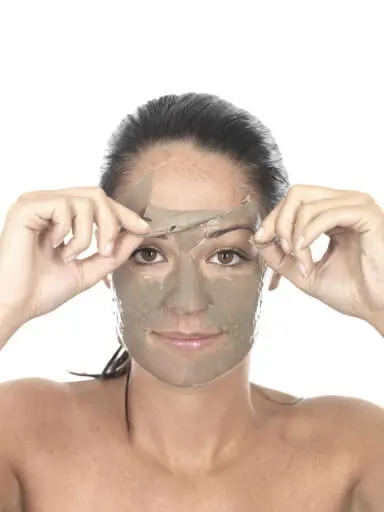 Stop age spots on skin with a face mask.